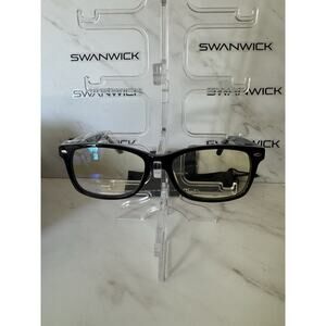 Swanwick day Regular Black Glasses Blue Light Blocking Ref 1009 medium